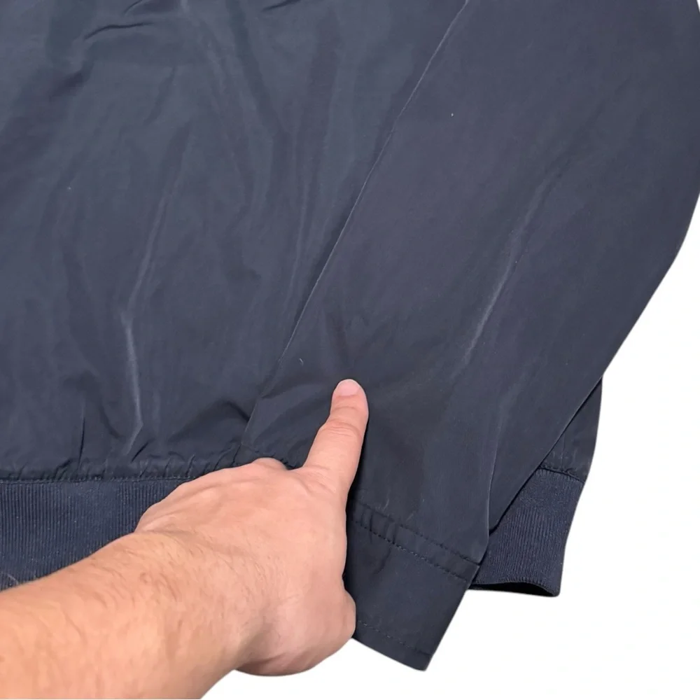 Banana Republic 2010 Polyester‎ Lightweight Black Full Zip Jacket Adult XL